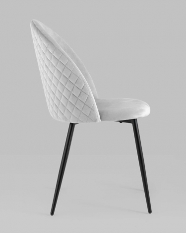 Стул Stool Group Lilly велюр серебристый 4 шт.