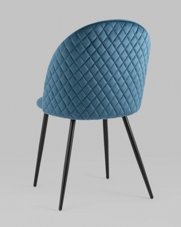 Стул Stool Group Lilly велюр сине-зеленый 4 шт.