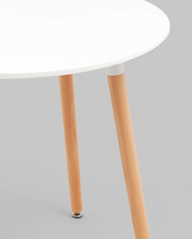 Стол круглый Stool Group Рокки New D80 белый