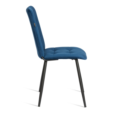 Стул обеденный Tetchair Asti велюр, 47х54х86, Blue синий