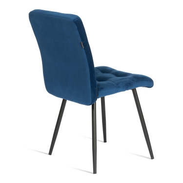 Стул обеденый Tetchair Medeo велюр, 47х56х89, Blue синий