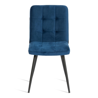 Стул обеденый Tetchair Medeo велюр, 47х56х89, Blue синий