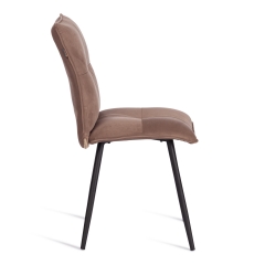 Стул обеденный Tetchair Sweet велюр, 46х55х88, бежевый/черный, Porsche 5