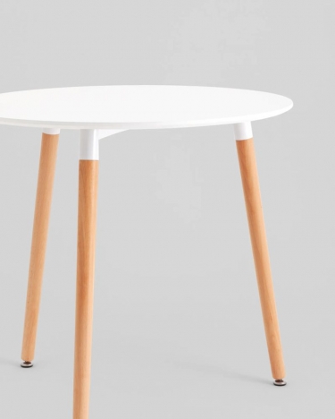 Стол круглый Stool Group EAMES DST NEW D80 белый