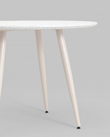 Стол обеденный Stool Group Nymphaea D110 терраццо