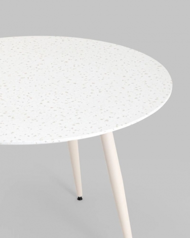 Стол обеденный Stool Group Nymphaea D110 терраццо