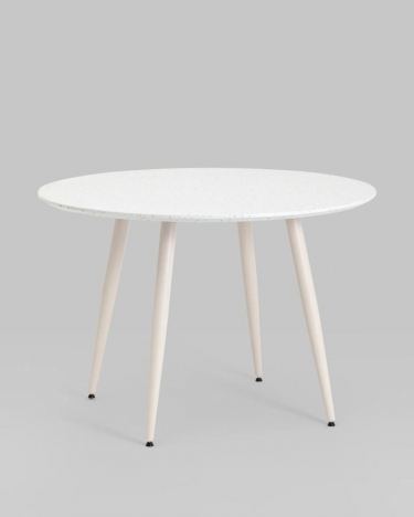 Стол обеденный Stool Group Nymphaea D110 терраццо