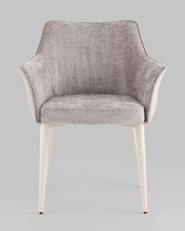 Стул обеденный Stool Group Feston букле с экокожей слоновая кость