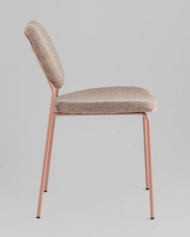 Стул обеденный Stool Group Gigi коричневый розовые ножки