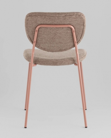Стул обеденный Stool Group Gigi коричневый розовые ножки