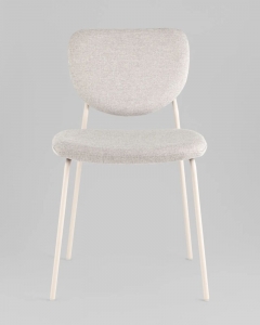 Стул обеденный Stool Group Gigi серый белые ножки