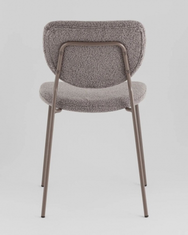 Стул обеденный Stool Group Gigi букле темно-серый серые ножки