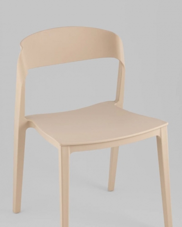 Стул Stool Group Moris пластик бежевый