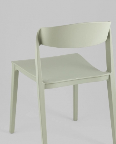 Стул Stool Group Moris пластик серо-зеленый