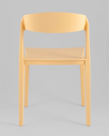 Стул Stool Group Moris пластик бледно-желтый