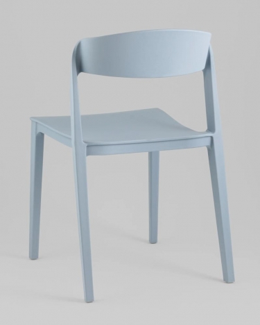 Стул Stool Group Moris пластик голубой