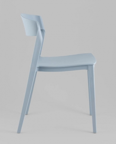 Стул Stool Group Moris пластик голубой