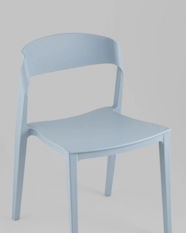 Стул Stool Group Moris пластик голубой