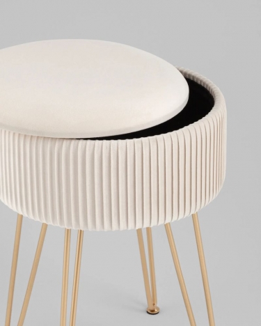 Пуф-столик Stool Group Астор бежевый