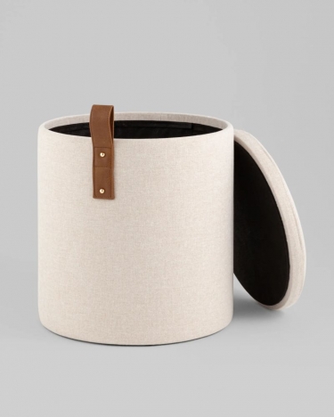 Пуф с ящиком Stool Group Эркки S белый