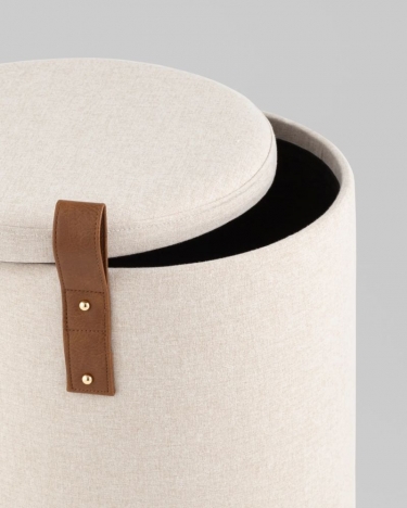 Пуф с ящиком Stool Group Эркки S белый