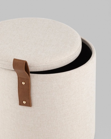 Пуф с ящиком Stool Group Эркки XS белый