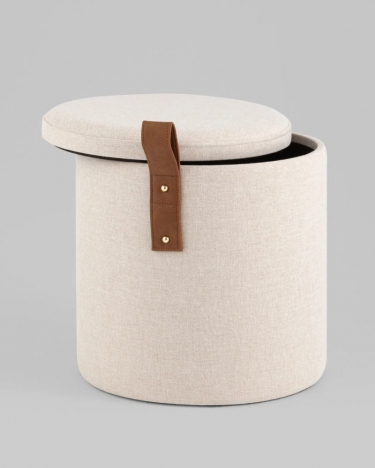 Пуф с ящиком Stool Group Эркки XS белый