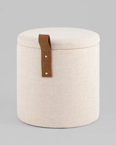 Пуф с ящиком Stool Group Эркки XS белый