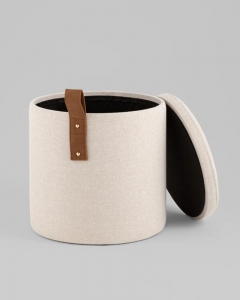 Пуф с ящиком Stool Group Эркки XS белый