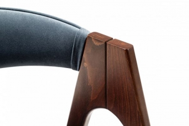 Кресло R-home Kaede К Grey/Темный орех