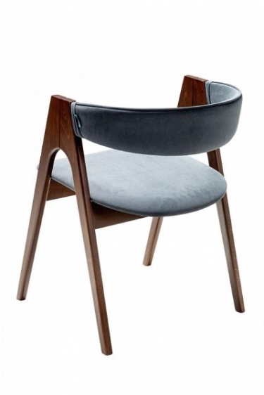 Кресло R-home Kaede К Grey/Темный орех