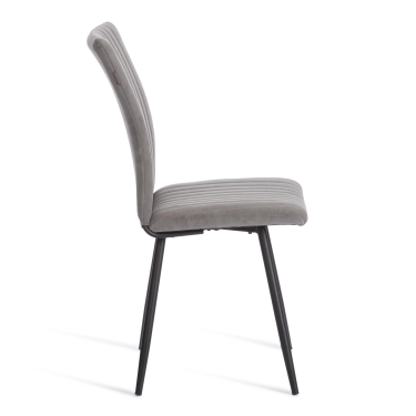 Стул обеденный Tetchair Monte Carlo флок , 50х55х93, серый/черный, 29