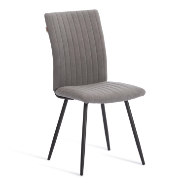 Стул обеденный Tetchair Monte Carlo флок , 50х55х93, серый/черный, 29