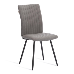 Стул обеденный Tetchair Monte Carlo флок , 50х55х93, серый/черный, 29