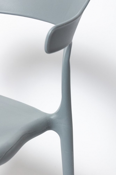 Стул пластиковый Цвет мебели Enova Серый