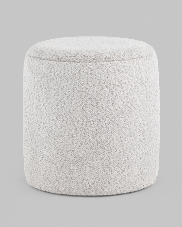 Пуф Stool Group Taks букле светло-серый