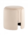 Пуф Stool Group Taks велюр молочный