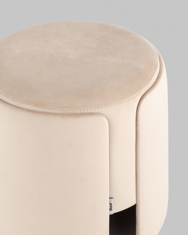 Пуф Stool Group Taks велюр молочный