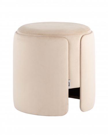 Пуф Stool Group Taks велюр молочный