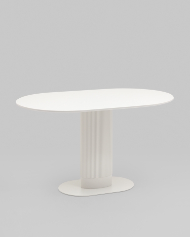 Стол овальный обеденный Stool Group Mystery 13080 белый