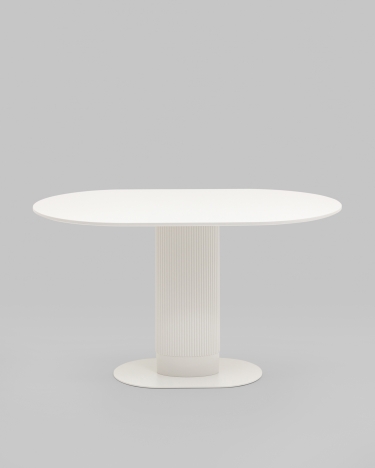 Стол овальный обеденный Stool Group Mystery 13080 белый