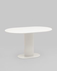 Стол овальный обеденный Stool Group Mystery 13080 белый