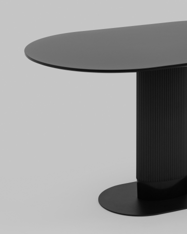 Стол овальный обеденный Stool Group Mystery 13080 черный