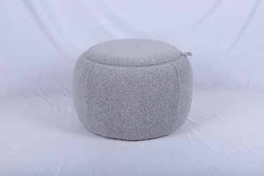 Пуф-трансформер Stool Group Люкке с крышкой серый