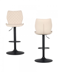 Стул барный Stool Group Dome экокожа светло-серый 2 шт