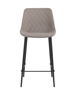 Стул барный Stool Group Arch экокожа серый
