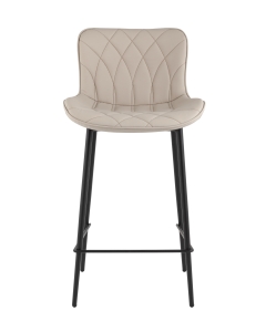 Стул барный Stool Group Vault экокожа серый