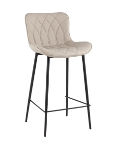 Стул барный Stool Group Vault экокожа серый