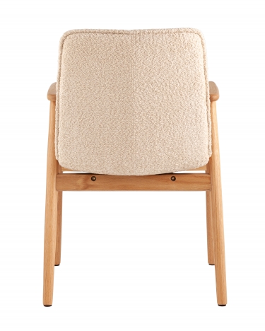 Стул обеденный Stool Group Philo с деревянными ножками бежевый