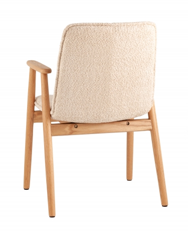 Стул обеденный Stool Group Philo с деревянными ножками бежевый